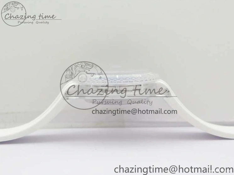 1219 Submariner Phantomlab Transparent KZF Best Edition Blue Fruit Dial on White Rubber Strap VR Classic 2563